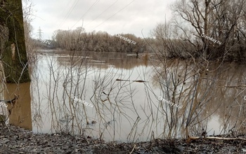 Уровень воды в реке Урал на 8 апреля