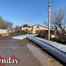 Вчера в Весеннем было сухо, а сегодня воды по колено