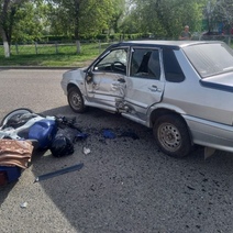 В Оренбурге дорогу не поделили ВАЗ и 