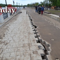 Дорогостоящая набережная в Оренбурге, и что от нее осталось