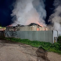 В Орске во время пожара погиб местный житель (18+)