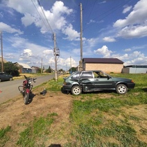 Под Сорочинском двое подростков на мотоцикле протаранили автомобиль