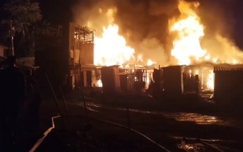 В Оренбуржье полицейские помогли усмирить пожар в курятнике