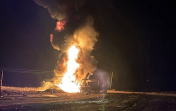 По факту возгорания на нефтепроводе в Курманаевском районе прокуратура региона проводит проверку