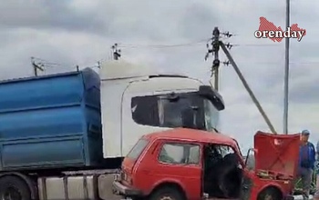 В Илекском районе грузовик «Скания» протаранил «Ниву»