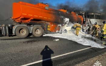 На трассе М5 перекрыто движение из-за страшной аварии