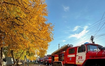 В Бугуруслане пожар оставил на улице маму с двумя детьми 