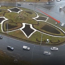 Автомобиль с казахстанскими номерами протаранил столб у 