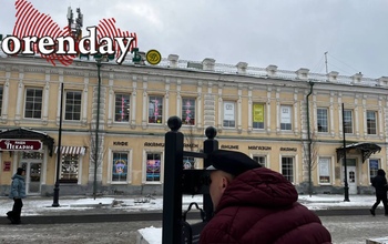 На центральной улице Оренбурга можно увидеть город прошлого века