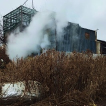 В Оренбурге во время пожара на шиномонтажке погиб мужчина 