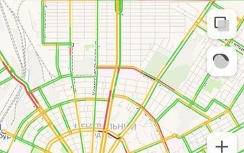 Оренбург снова встал в пробках 