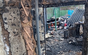  В Оренбуржье пожар оставил без крыши над головой пенсионерку