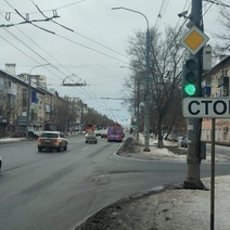 В Оренбурге светофоры 