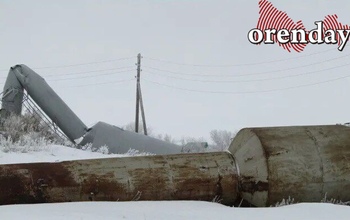 В Оренбуржье упала водонапорная башня, не простоявшая и пяти лет 