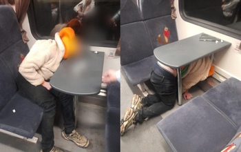 В Оренбурге подросток превратил электричку в забегаловку и пьяным ползал по вагону