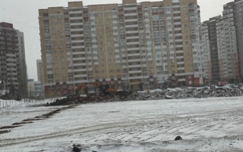 В Оренбурге на пустыре возле «Фермер Базара» начались подготовительные работы к строительству