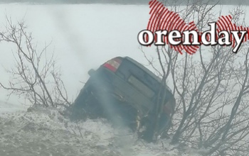 Из-за плохой дорожной обстановки с трассы Бугуруслан – Заглядино слетают авто