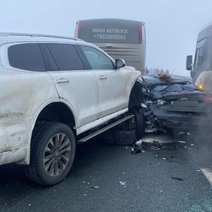 Подробности массового ДТП: 18 машин получили механические повреждения на трассе М-5