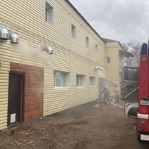 В Оренбурге на улице Диагностики в сауне произошел пожар 