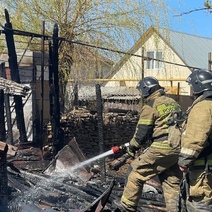 В Оренбурге пожар унёс жизнь женщины