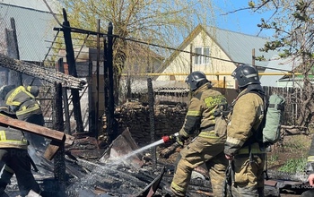 В Оренбурге пожар унёс жизнь женщины