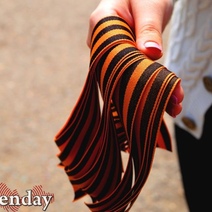 В Оренбурге проходит акция Георгиевская ленточка