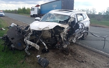 В Октябрьском районе Chery подрезал фуру, водитель легковушки в больнице