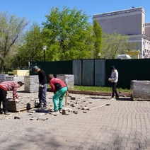 В Оренбурге назвали подрядчика по ремонту сквера имени Ленина и сумму контракта