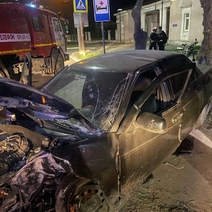 В Новотроицке легковушка 