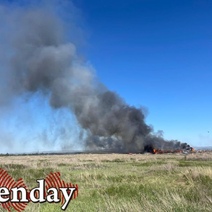 Под Саракташом горит мусорная свалка