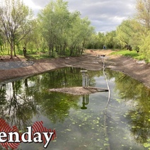 В Оренбурге парк «Ивушка» встречает горожан неработающим фонтаном и закрытыми туалетами