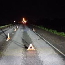 В Новоорском районе ночью насмерть сбили пешехода, перебегавшего проезжую часть