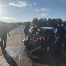В Сакмарском районе пьяный лихач протаранил на мосту ограждение