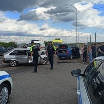 Женщину с дочерью госпитализировали после ДТП под Оренбургом