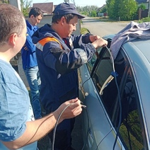 В Оренбуржье спасли полуторамесячного малыша из запертого автомобиля 