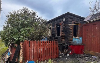 В Оренбуржье молния спалила дом  и погубила его хозяйку