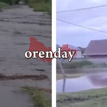 После ливня село Приютово превратилось в маленькую 