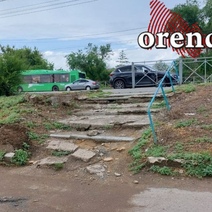 В Оренбурге есть лестница, которая делает больно