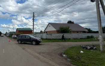 И снова питбайк: в Нижнесакмарском он столкнулся с 