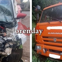 В Оренбуржье водитель Лады выжил при столкновении с КАМАЗом