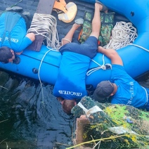 На обводном канале Ириклинской ГРЭС 40-летнего мужчину затянуло в трубу (18+)