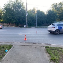 В Оренбурге пенсионер на Geely сбил на пешеходном переходе женщину