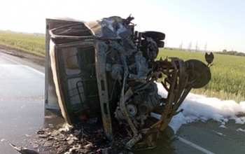 В Бузулукском районе при столкновении ВАЗа и ГАЗели пострадали четыре человека