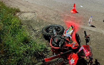 В Бузулуке подросток на питбайке посреди ночи протаранил ВАЗ