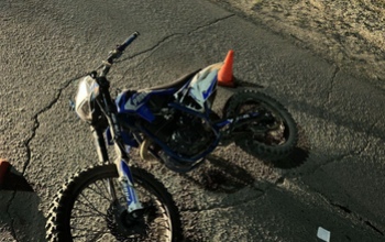 В Новотроицке на питбайке разбились два подростка