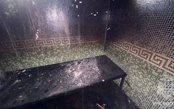 В Новотроицке на пожаре в сауне пострадал мужчина