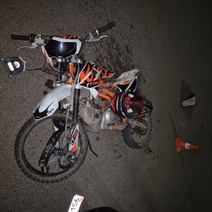 В Бузулуке на питбайке разбился ребенок