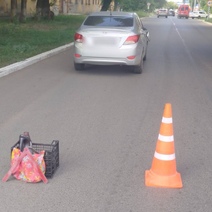 В Оренбурге иномарка под управлением девушки сбила пенсионерку