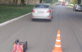 В Оренбурге иномарка под управлением девушки сбила пенсионерку