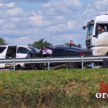 В Оренбуржье на границе Сорочинского и Тоцкого районов на трассе случилась жуткая авария